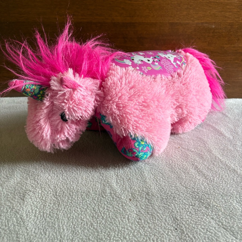 Pink Unicorn Pillow Pet
